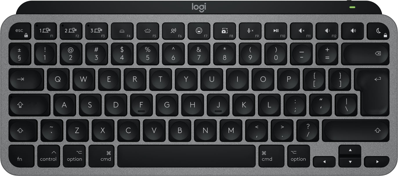 Logitech Master MX Keys Mini For Mac teclado Hogar / Oficina Bluetooth QWERTY Internacional de EE.UU. Negro, Gris