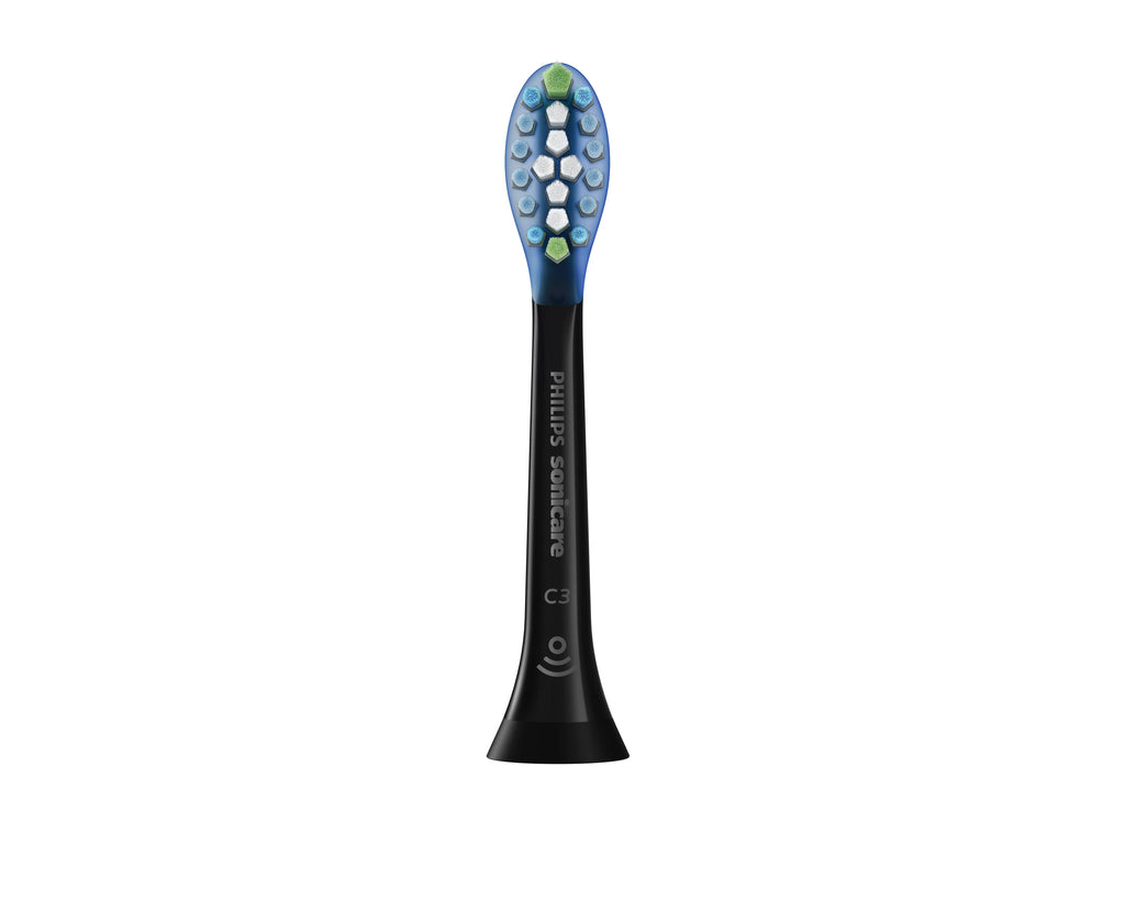 Philips C3 Premium Plaque Defence HX9044/33 Lot de 4 + noir + têtes de brosse soniques