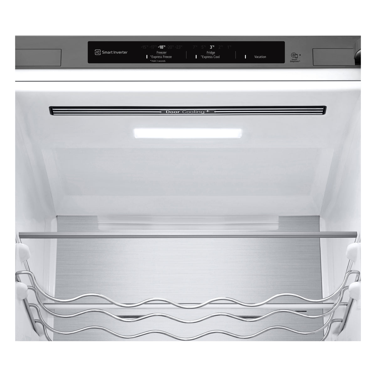 LG GBV7280BMB Pose libre 387 L Acier inoxydable - vue 4