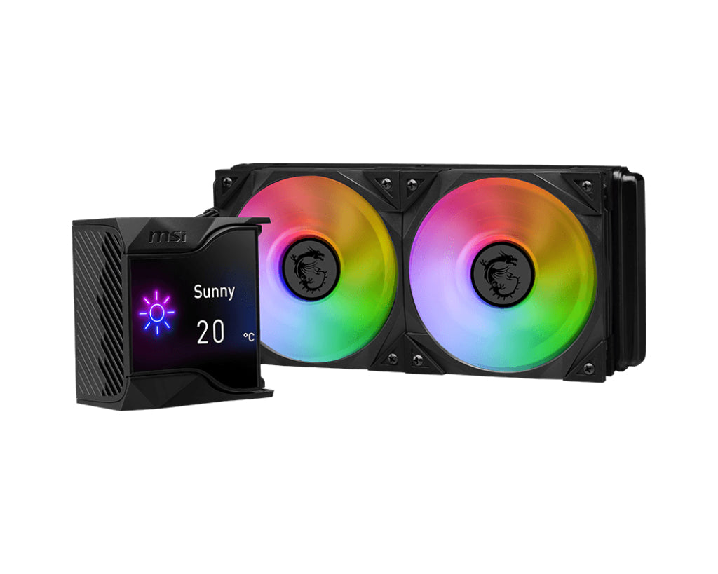 MSI MPG Coreliquid D240 Processeur Kit de refroidissement du liquide 12 cm Noir 1 pièce(s)