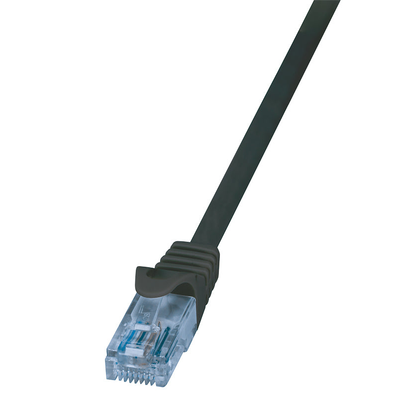 LogiLink CP3033U câble de réseau Noir 1 m Cat6a U/UTP (UTP)