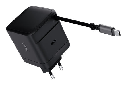 Trust Maxo Chargeur PD USB-C rétractable de 65 W