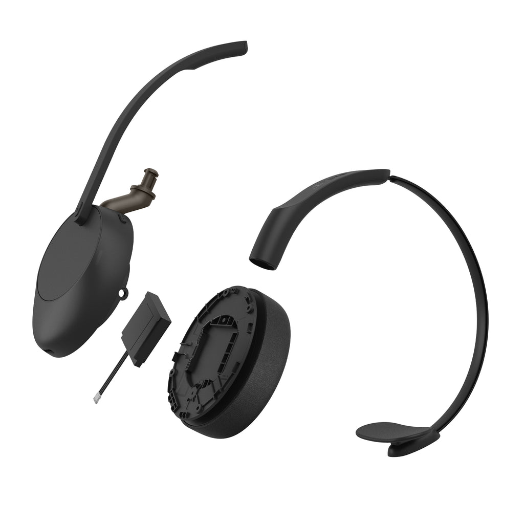 Jabra Evolve3 65 Casque Sans fil Arceau Bureau/Centre d'appels USB Type-C Bluetooth Noir