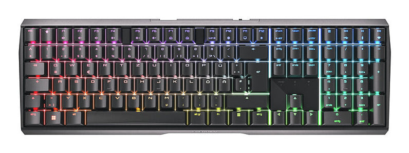 CHERRY MX 3.0S Wireless clavier Gaming RF sans fil + Bluetooth QWERTZ Allemand Noir