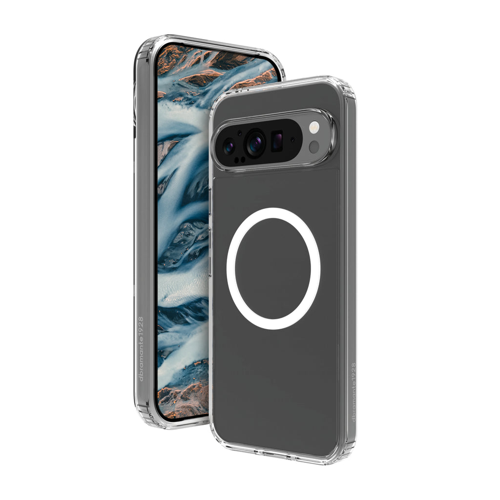 dbramante1928 Iceland Pro Qi Coque de Protection Transparente pour Google Pixel 9 Pro XL 6.8"