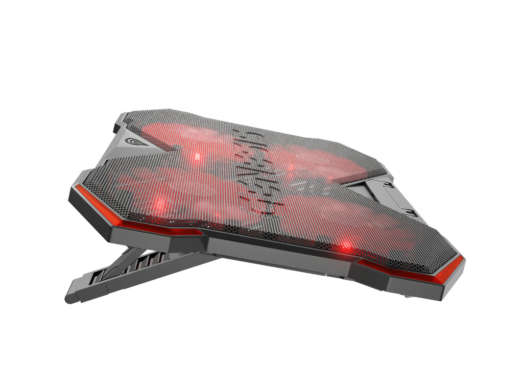 GENESIS Oxid 260 système de refroidissement pour ordinateurs portables 43,9 cm (17.3") 1010 tr/min Noir, Rouge
