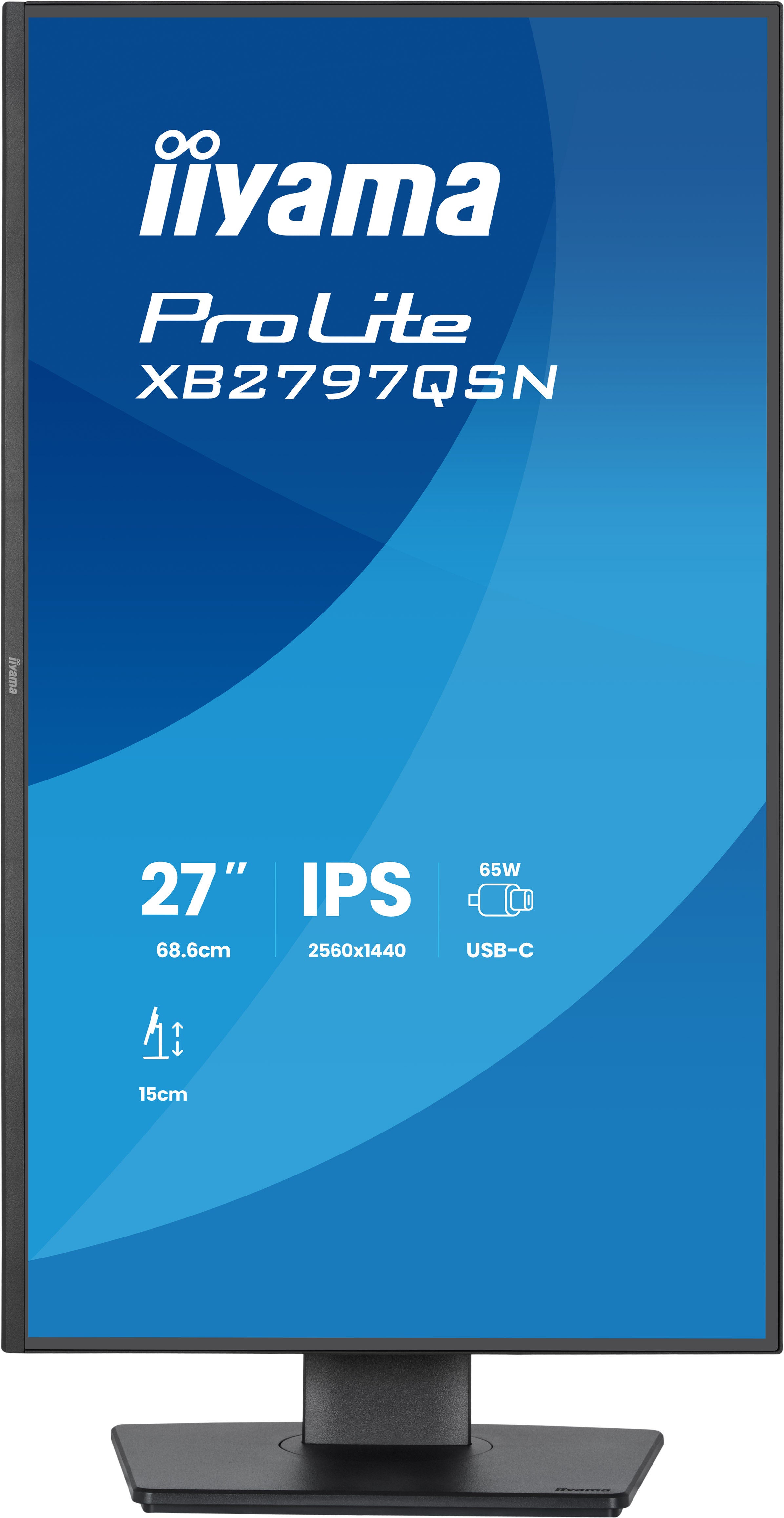 iiyama ProLite XB2797HSN-B1 écran plat de PC 68,6 cm (27") 1920 x 1080 pixels Full HD LCD Noir
