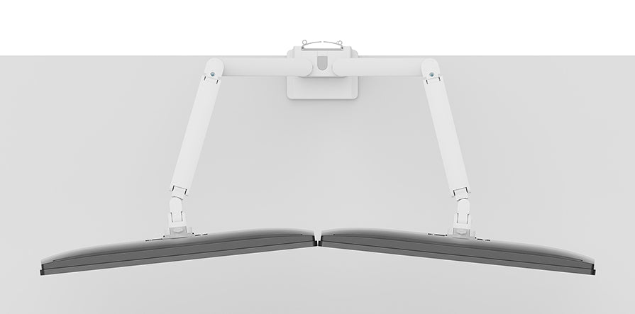 Neomounts DS70-250WH2 Support d'écran à fixer 17-32" - ressort à gaz - Topfix - arrêt 180° - vue 4