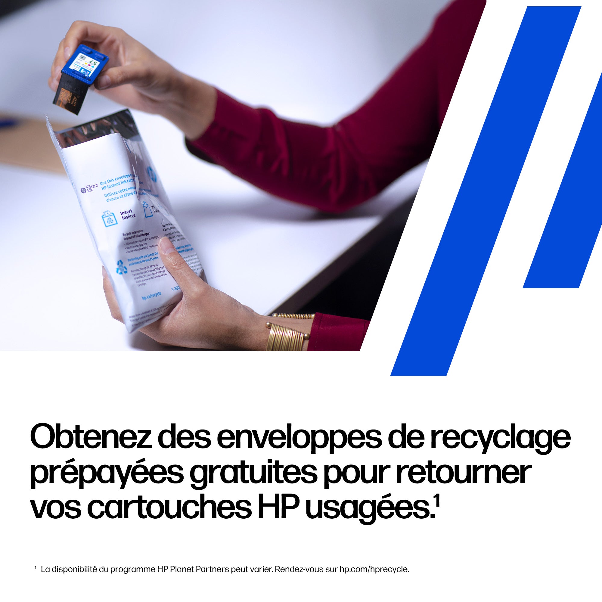 HP 308 Pack de 2 cartouches d’encre authentiques Noir/Trois couleurs