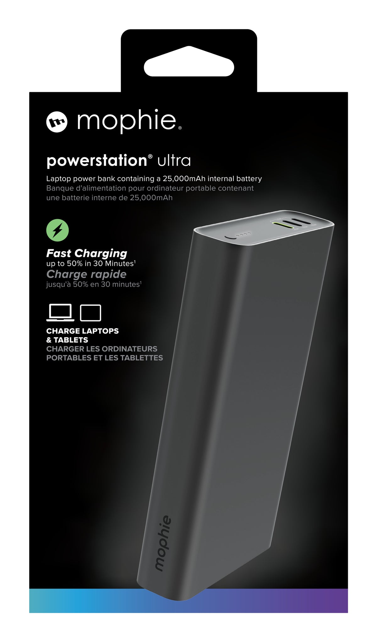 mophie Powerstation Ultra 25000 mAh Noir - vue 4
