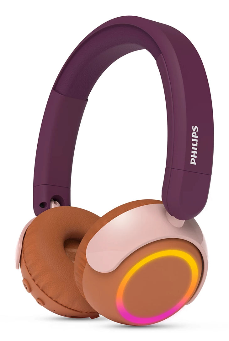 Philips 4000 series TAK4200MP/00 casque Sans fil Arceau Appels/Musique Bluetooth Orange, Violet, Rose