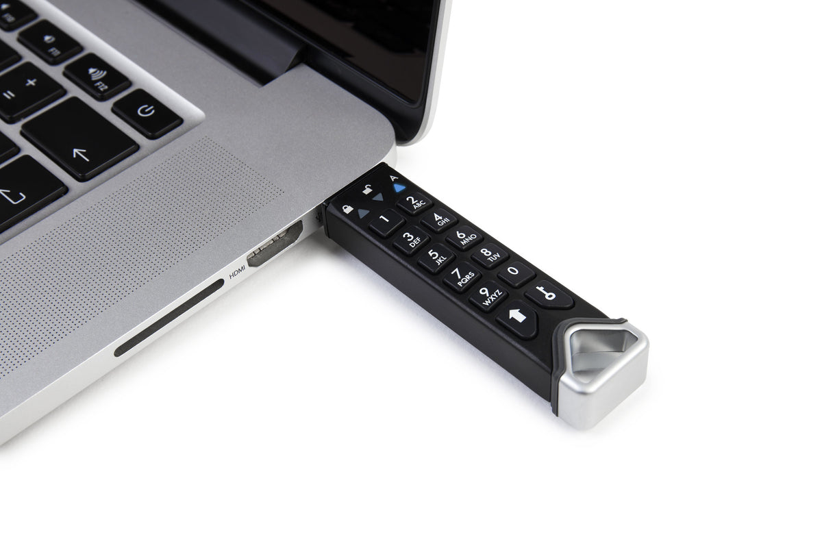 iStorage datAshur PRO2 lecteur USB flash 32 Go USB Type-A 3.2 Gen 1 (3.1 Gen 1) Noir - vue 4