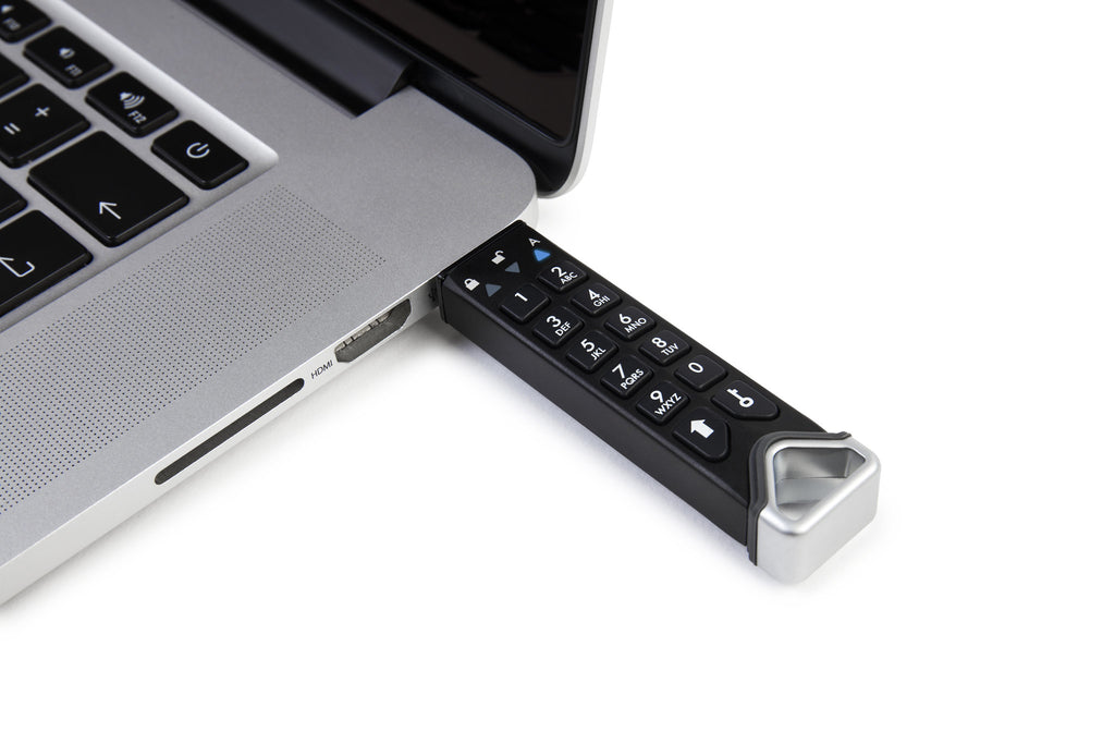 iStorage datAshur PRO2 lecteur USB flash 64 Go USB Type-A 3.2 Gen 1 (3.1 Gen 1) Noir - vue 4