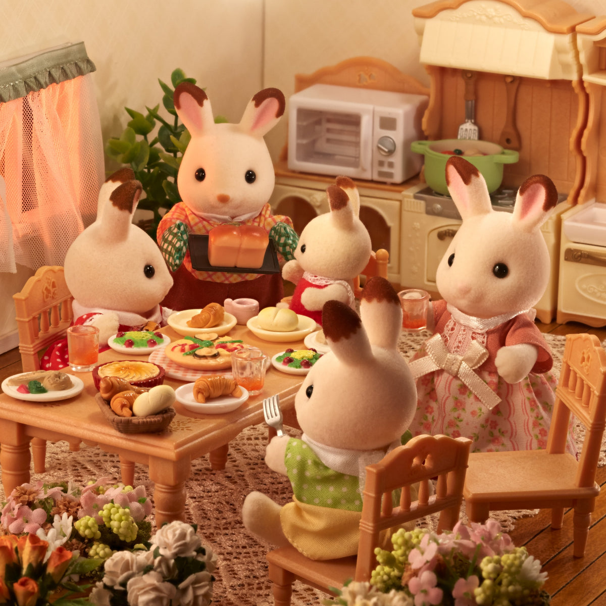Sylvanian Families La famille Lapin Chocolat - vue 7
