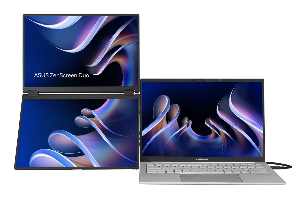 ASUS ZenScreen Duo MB14FCD Moniteur portable Noir 35,6 cm (14") LCD 1920 x 1200 pixels