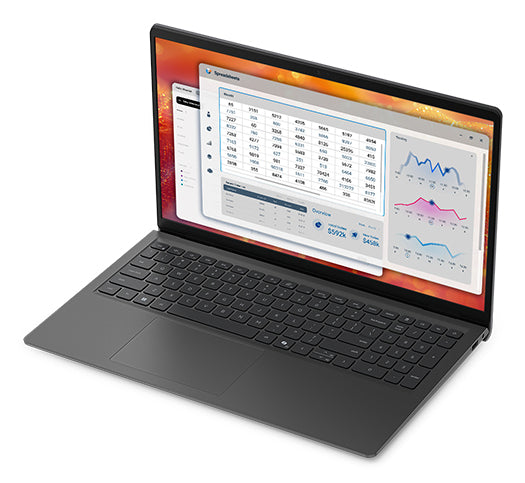 DELL Pro 15 Essential PV15265 AMD Ryzen™ 5 130 Ordinateur portable 39,6 cm (15.6") Full HD 16 Go DDR5-SDRAM 512 Go SSD Wi-Fi 6 (802.11ax) Windows 11 Pro Nordique Noir