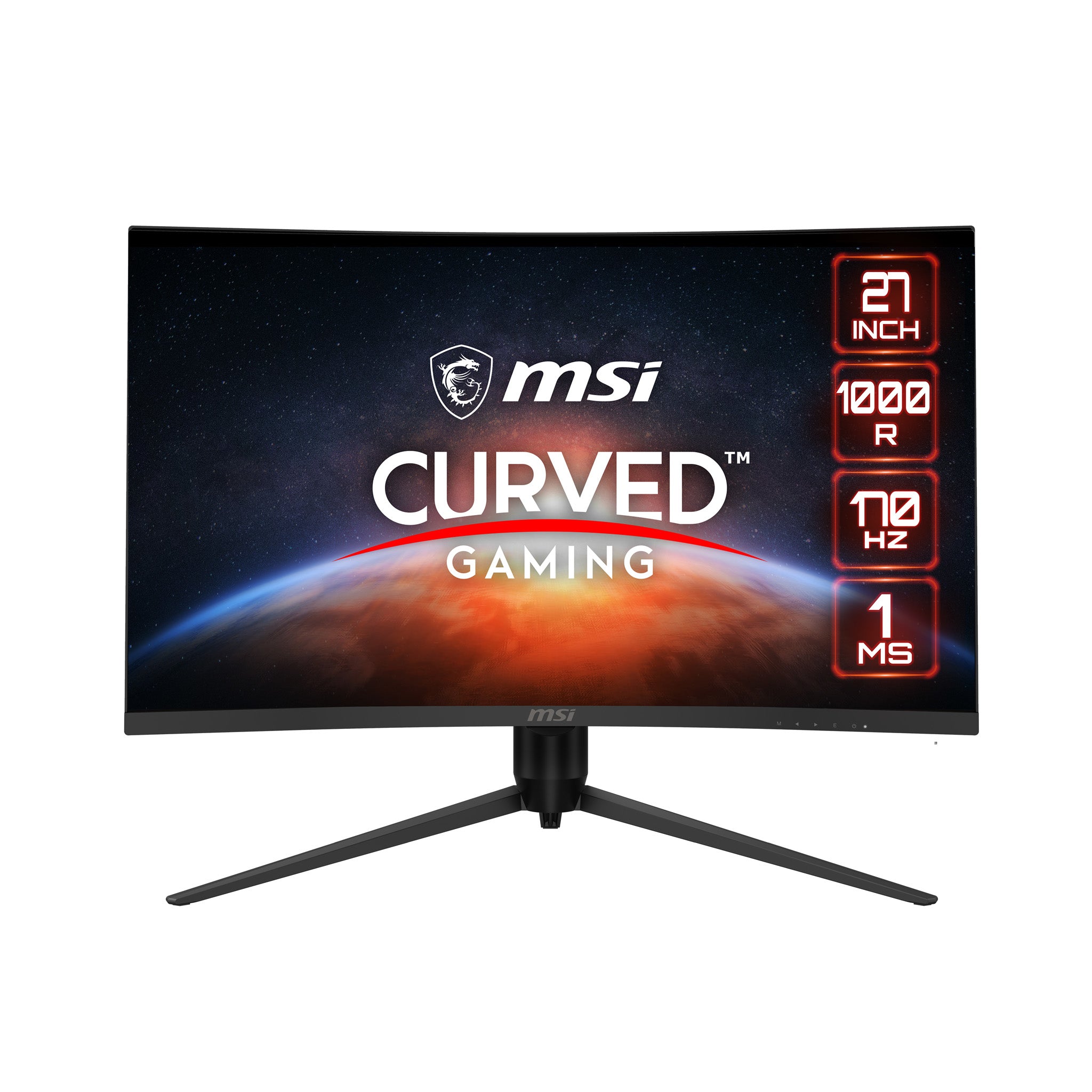 MSI G271CQPDE E2 écran plat de PC 68,6 cm (27") 2560 x 1440 pixels Wide Quad HD LED Noir