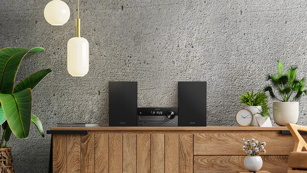 Philips TAM4505M2/12 Système Micro Audio Domestique 80W, Noir et Gris Foncé