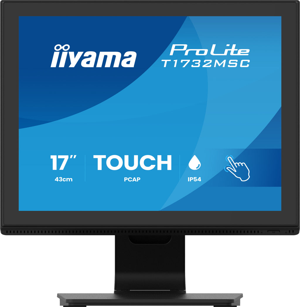 iiyama ProLite T1732MSC-B2S écran plat de PC 43,2 cm (17") 1280 x 1024 pixels SXGA LED Écran tactile Noir