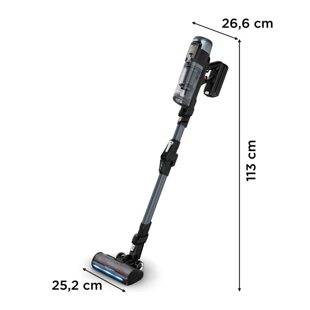 Rowenta X-Force Flex 16.60 RH9C71E0 aspirateur balai et balai électrique Aspirateur-balai 2 en 1 Batterie Sec Sans sac N