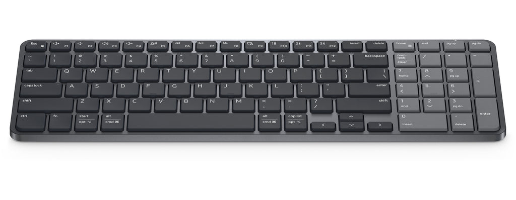 DELL Pro 7 KB746 clavier Universel RF sans fil + Bluetooth QWERTY Nordique Graphite