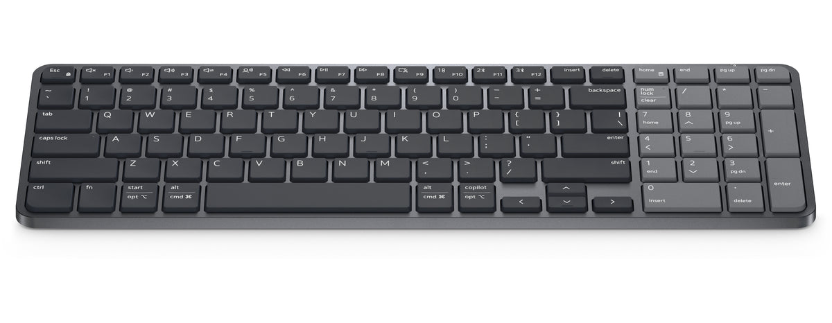 DELL Pro 7 KB746 clavier Universel RF sans fil + Bluetooth QWERTY Nordique Graphite