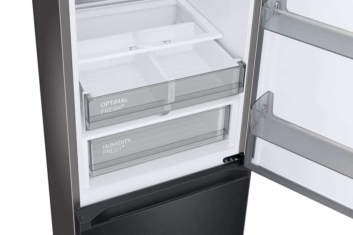 Samsung Réfrigérateur Combiné Bespoke AI - Carbone- Connecté - 344L - Classe E -RB34C7B5EB1