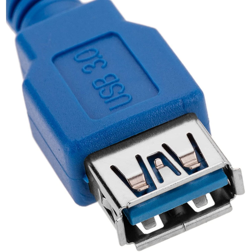 Câble Extension USB 3.2 Gen 1 (3.1 Gen 1) USB-A Mâle vers Femelle, 3m, 5 Gbit/s, Bleu