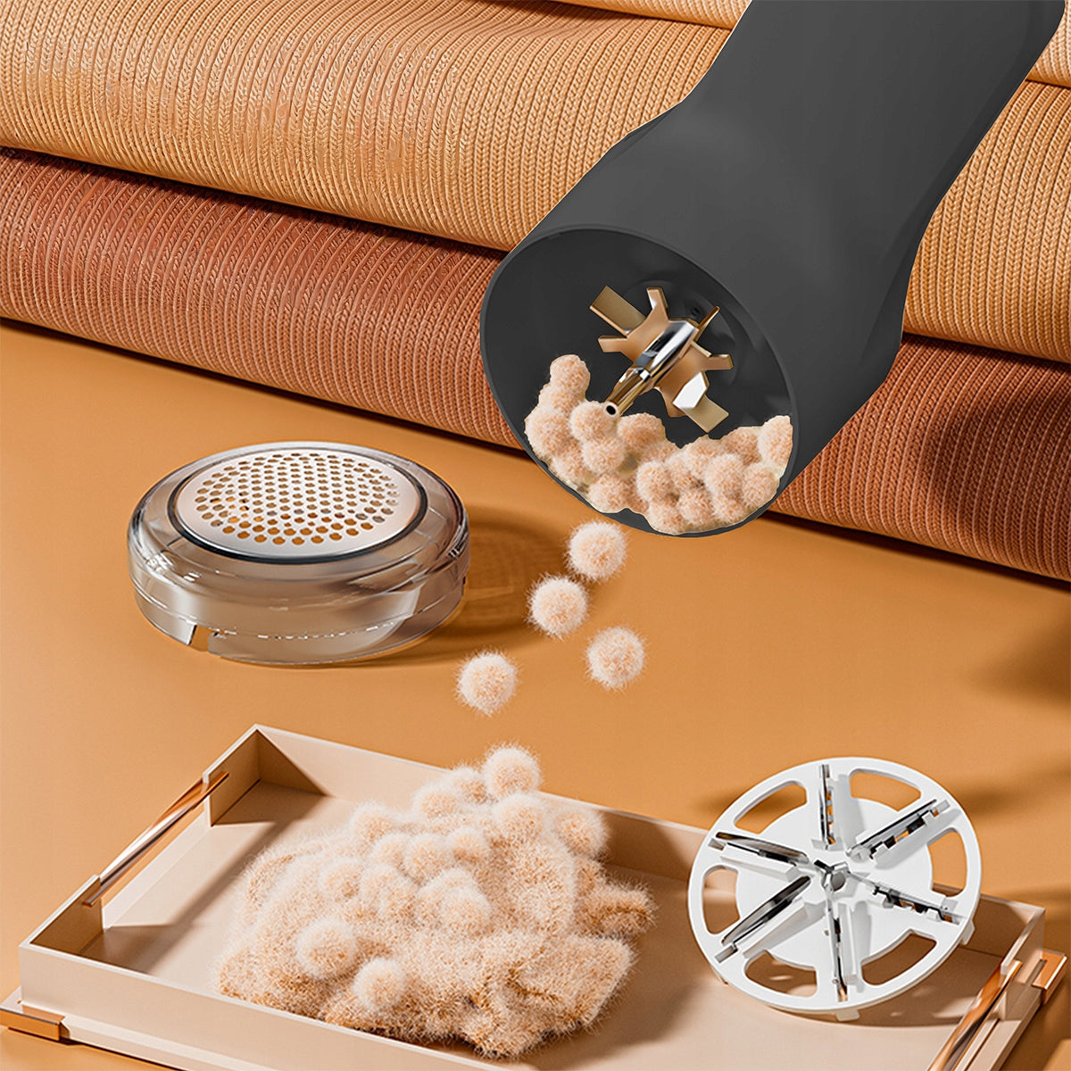 Raseuse pour vêtements et pulls, électrique, à batterie, sur secteur, USB-C, X2