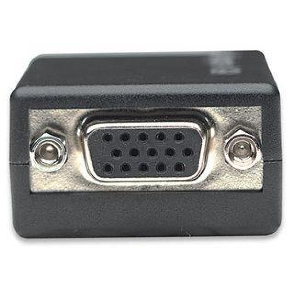 Adaptateur DisplayPort vers 2 x VGA (D-Sub), Noir, 0,07 m