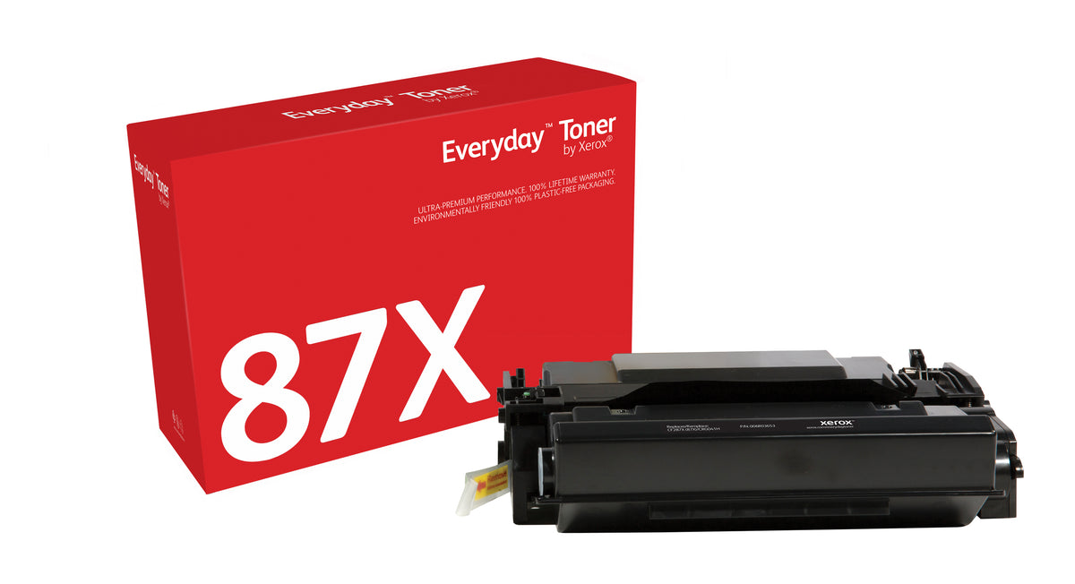 Toner Everyday™ Noir de Xerox compatible avec HP 87X (CF287X), Grande capacité