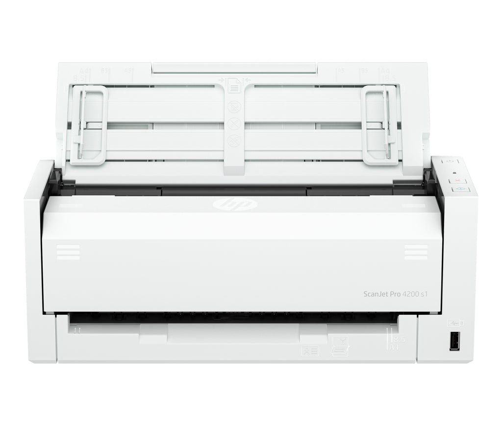 HP ScanJet Pro 4200 s1 Scanner à défilement A4 et passeport / carte d’identité, jusqu’à 40ppm/80ipm, 600x 600 DPI