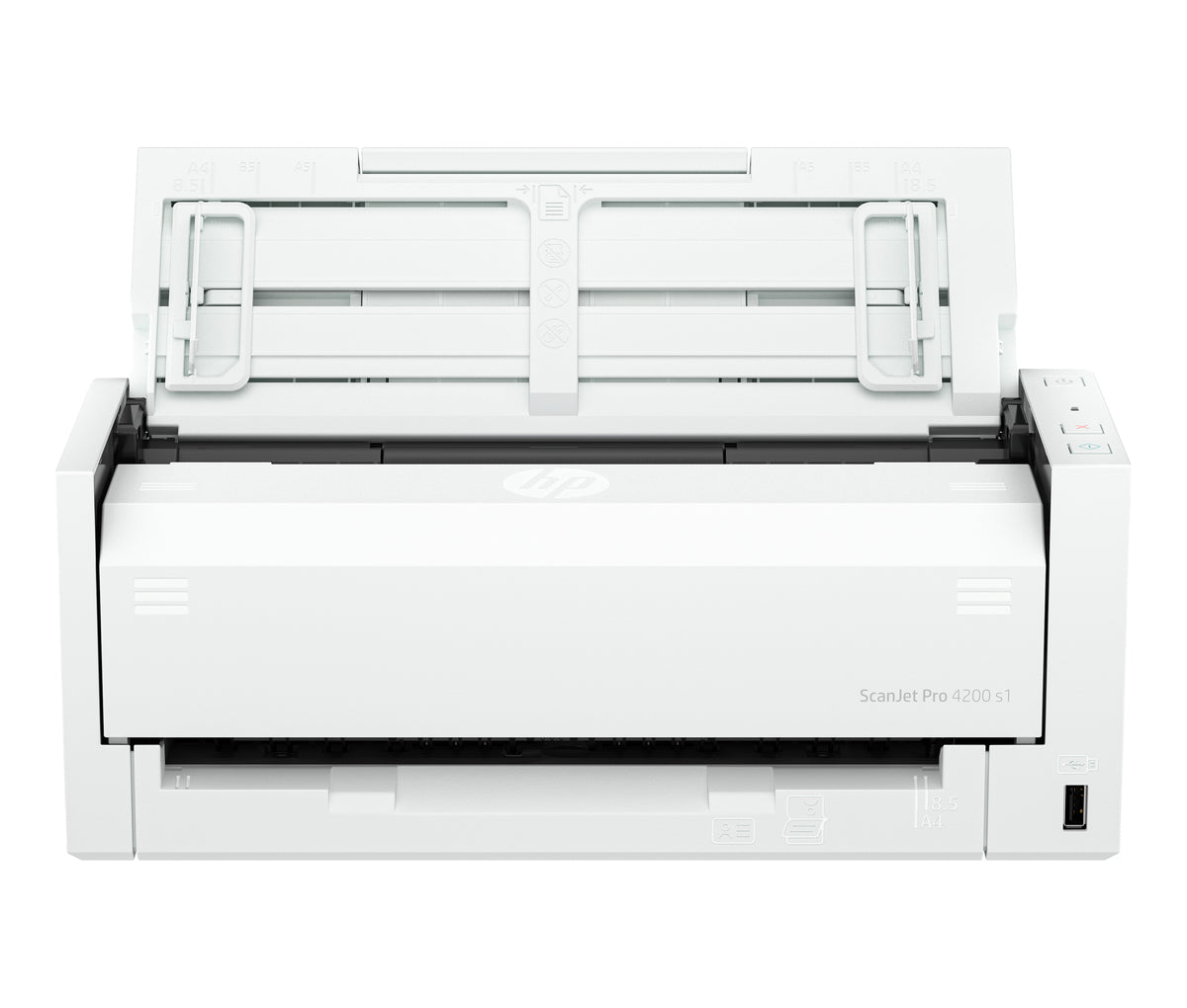 HP ScanJet Pro 4200 s1 Scanner à défilement A4 et passeport / carte d’identité, jusqu’à 40ppm/80ipm, 600x 600 DPI