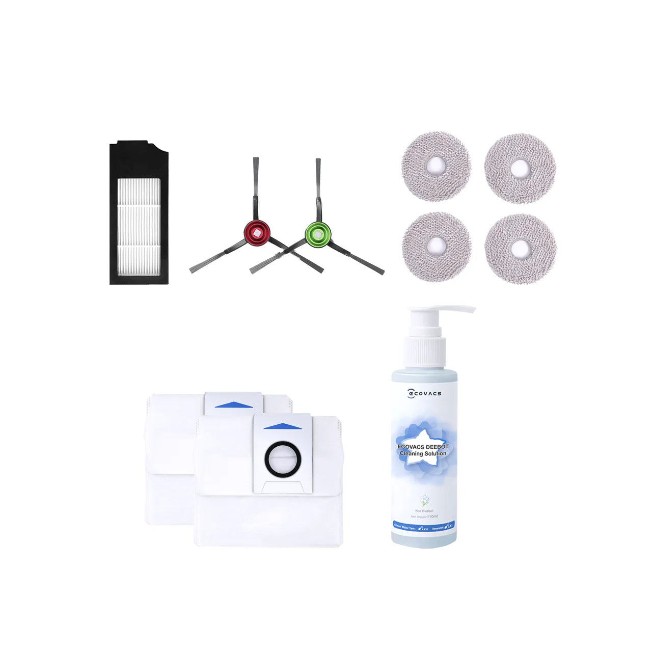 Ecovacs D-KT01-0027 Accessoire et fourniture pour aspirateur Kit d'accessoires Aspirateur robot