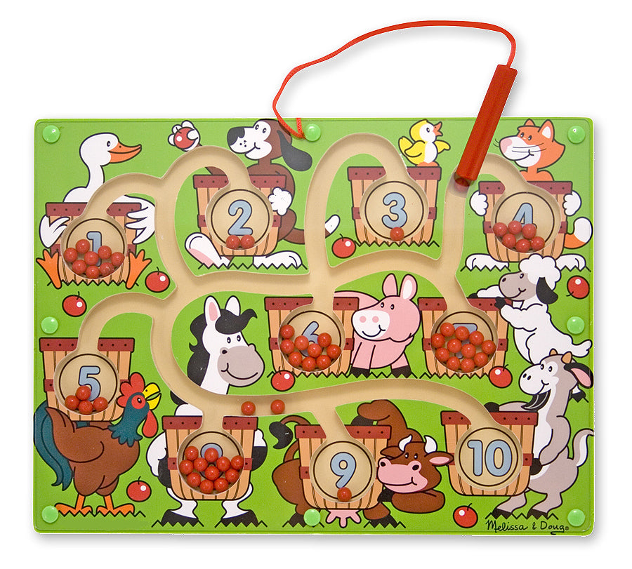Melissa & Doug Magnetic Number Maze jouet à moteur