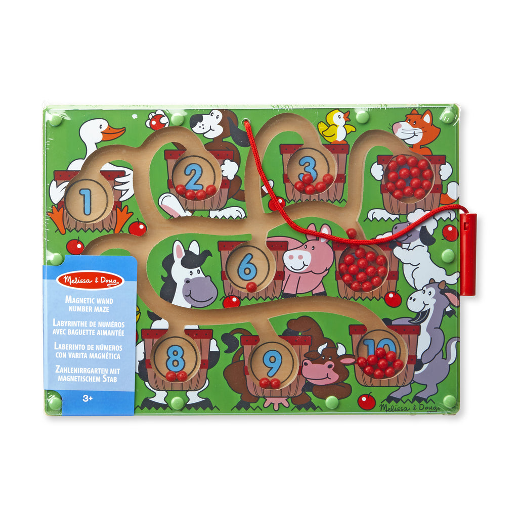 Melissa & Doug Magnetic Number Maze jouet à moteur