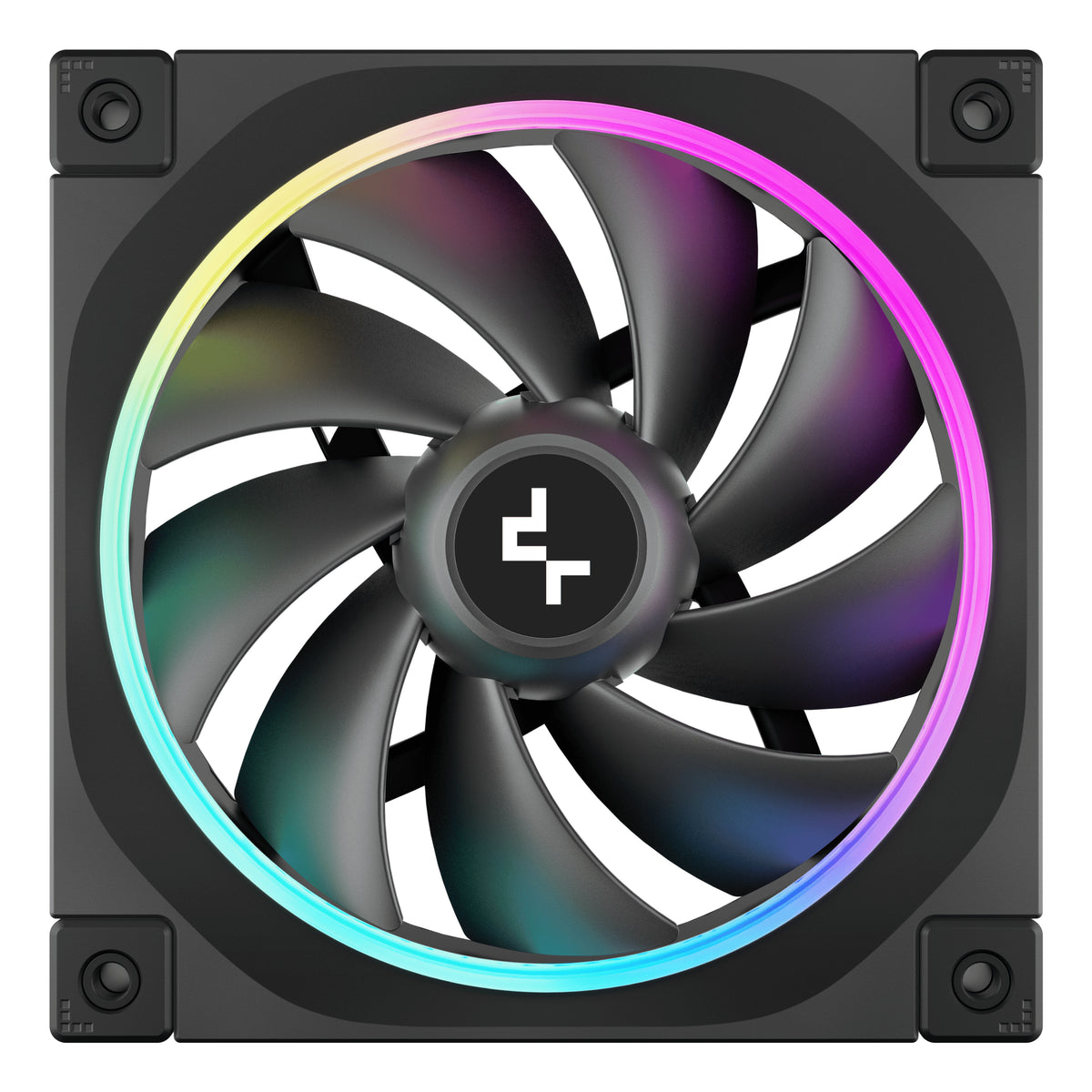 Deepcool FL12 Kit Ventilateur de Boîtier 120 mm, Noir, 1 Pack