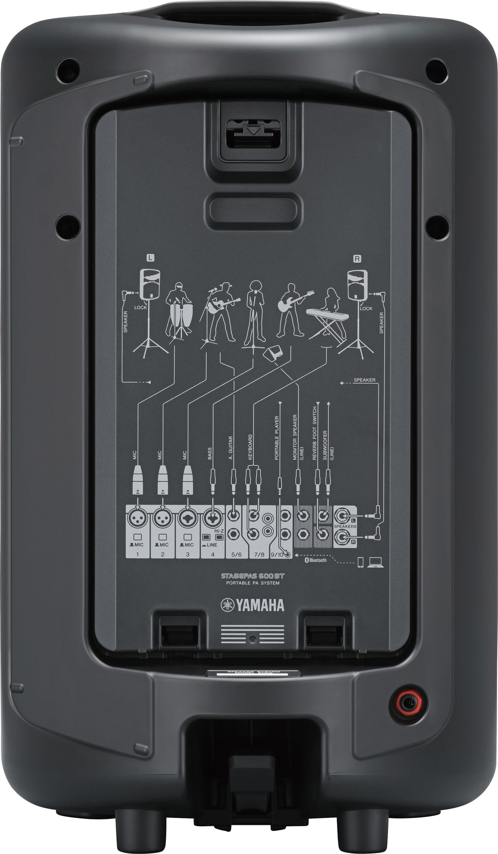 Yamaha Stagepas 600BT Système d'adresse publique autoportant 640 W Noir