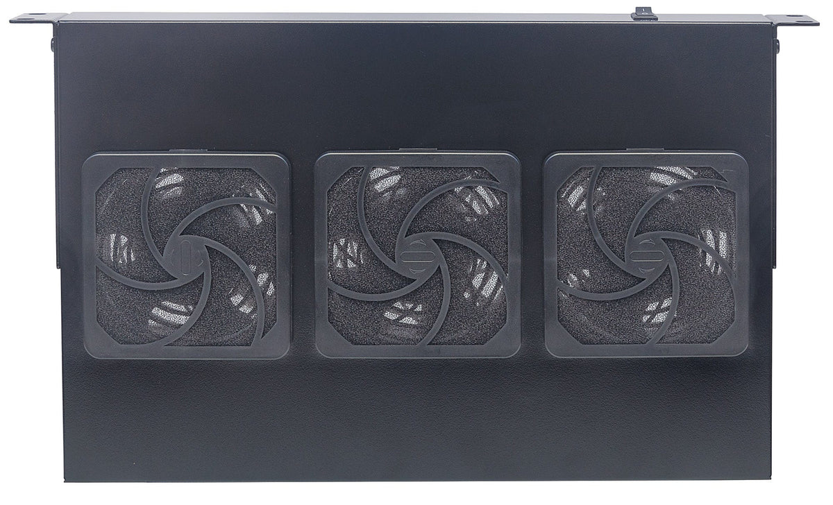 Intellinet Unité de ventilation à 3 ventilateurs pour racks 19", 1U, noire, garantie à vie - vue 6