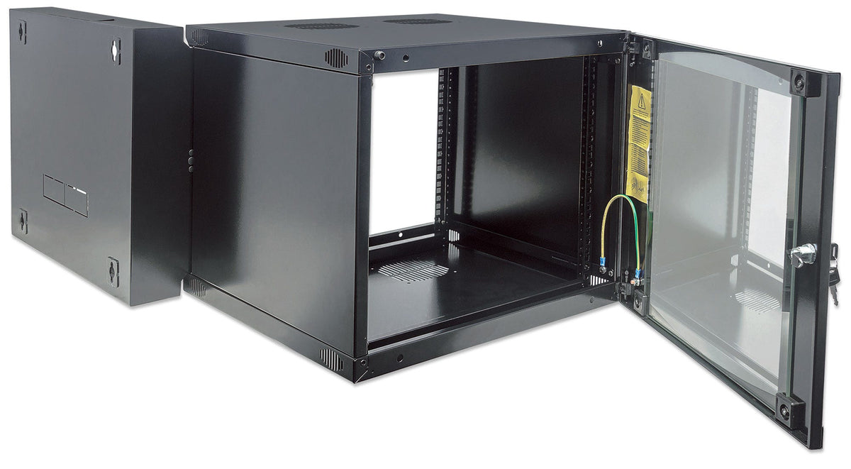 Intellinet 713863 Étagère Rack 12U Murale, Noir