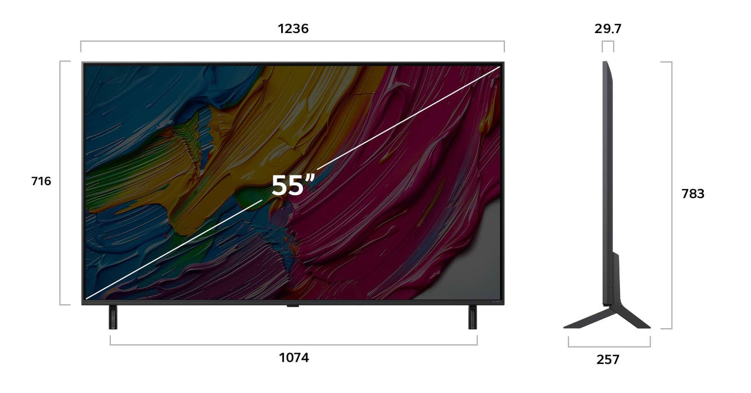 LG QNED 55QNED80A3A TV 139,7 cm (55") 4K Ultra HD Smart TV Wifi Noir