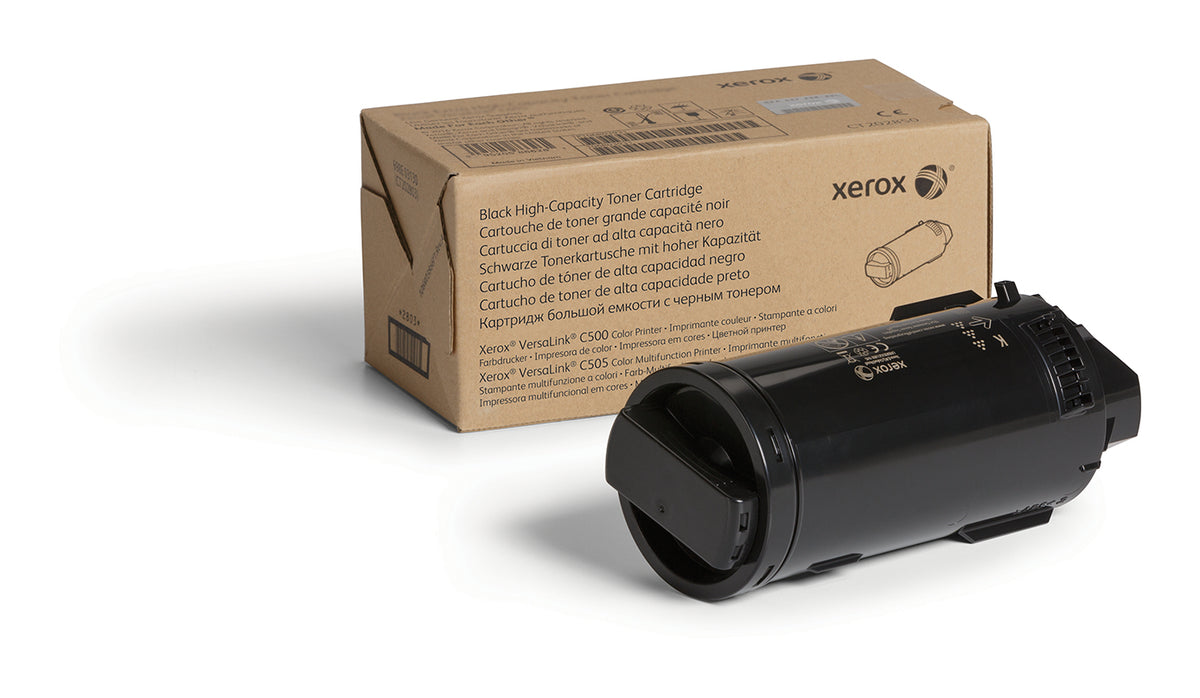 Xerox Cartouche de Toner Noir Grande Capacité 106R03876 pour VersaLink C500 et C505, 12100 pages