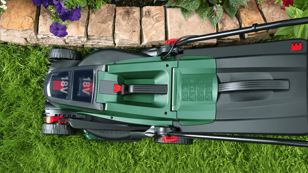 Bosch Bosch 37-550 Marcher derrière un tracteur tondeuse Batterie Noir, Vert