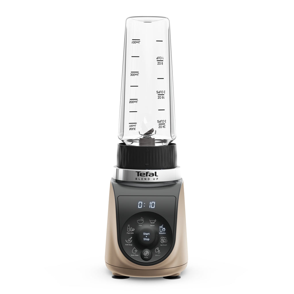 Tefal Blend Up BL190AF0 blender 0,85 L Mélangeur de table 1000 W Beige, Noir, Transparent