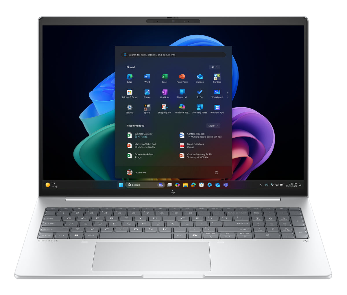 HP EliteBook 8 EB8G1a16AI Ordinateur Portable 16" WUXGA AMD Ryzen AI 5 340, 24 Go DDR5, 512 Go SSD, Wi-Fi 7, Windows 11 