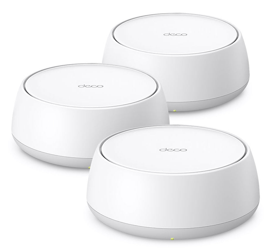 TP-Link Deco BE25 Pack de 3 Système Wi-Fi Mesh Bi-bande Wi-Fi 7 Blanc