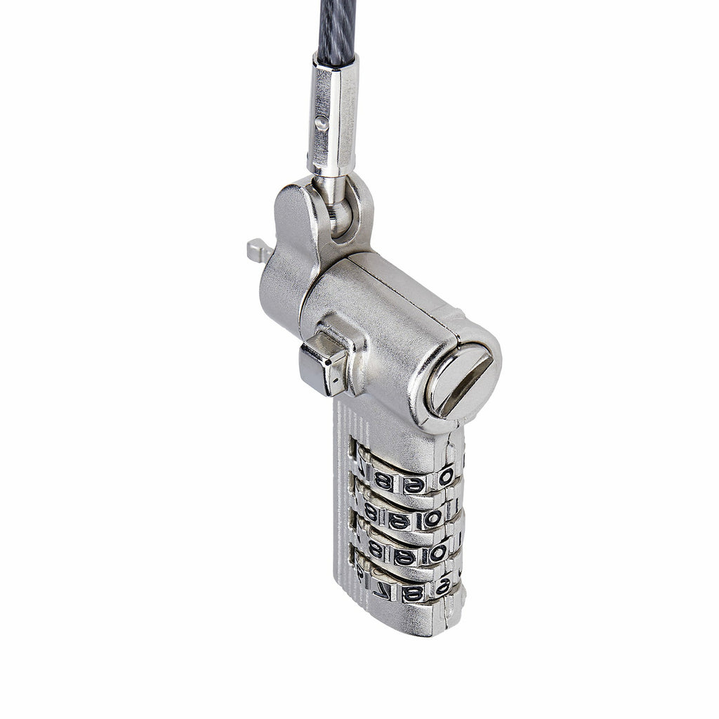 StarTech.com Antivol Universel pour Ordinateur Portable 2m, Câble de Sécurité à Combinaison pour Noble Wedge, Nano et K-