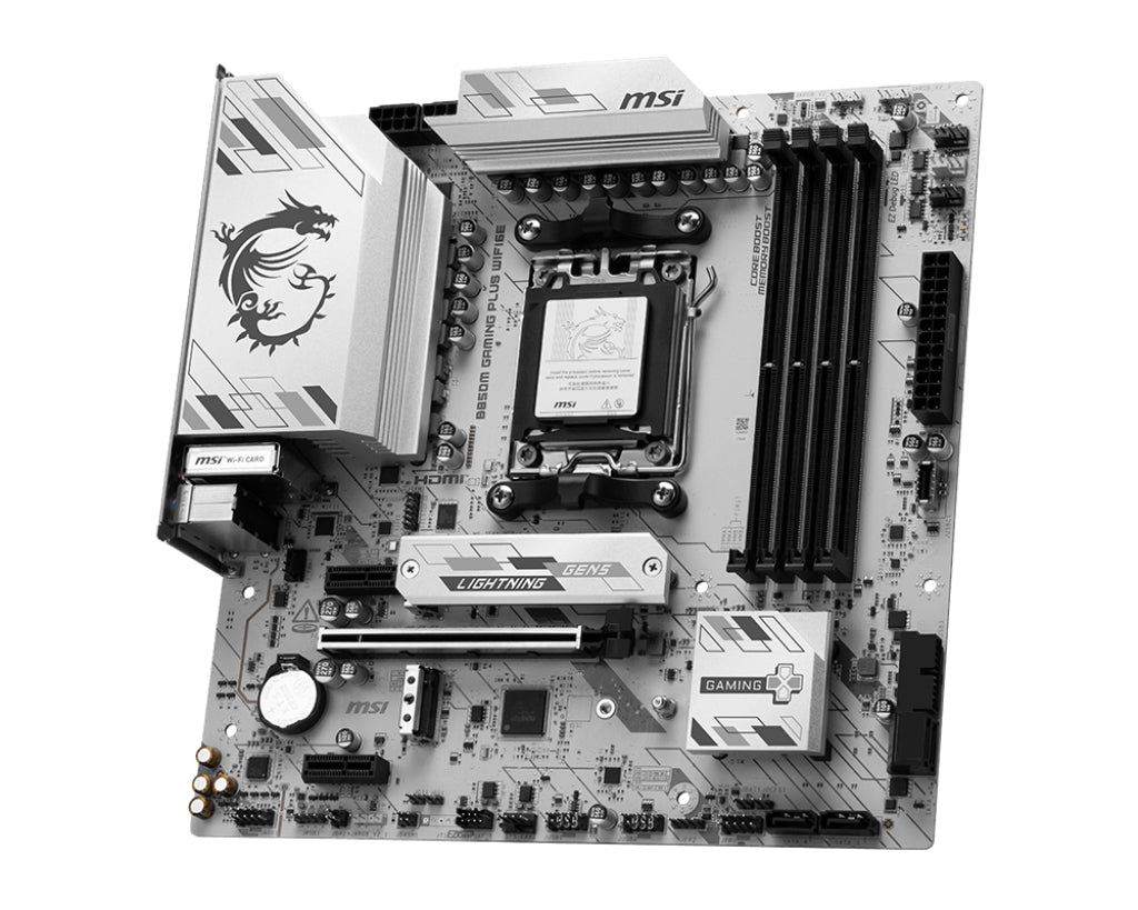 MSI B850M GAMING PLUS WIFI6E carte mère AMD B850 Emplacement AM5 micro ATX