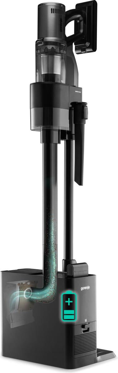 Gorenje SVC296749NEBL Aspirateur-balai 2 en 1 Batterie Sec HEPA Sans sac 0,6 L 550 W Charbon de bois