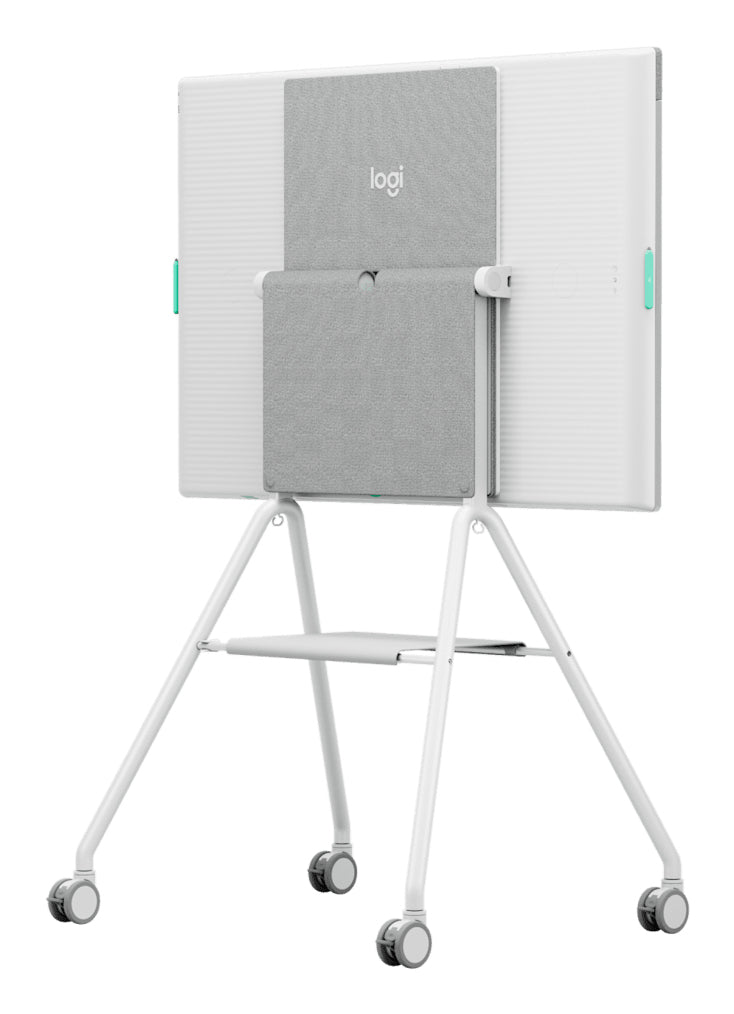 Logitech Rally Board 65 Chariot avec Roues et Écran LCD pour Système de Visioconférence 65